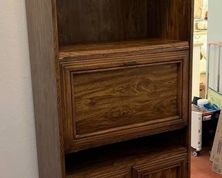 FTM044 Tall Cabinet With Pull Down Desk