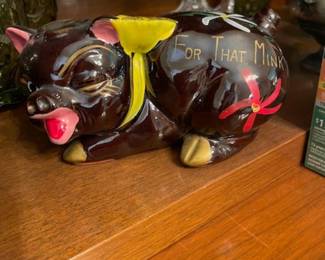 Piggy bank "For that mink coat"