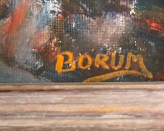 Borum' signature.  Three paintings available
