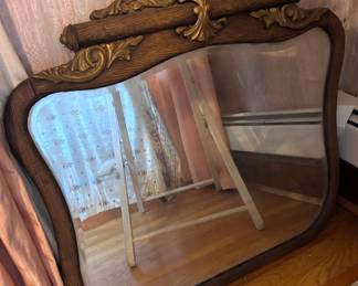 Vintage mirror - Anthropologie vibe