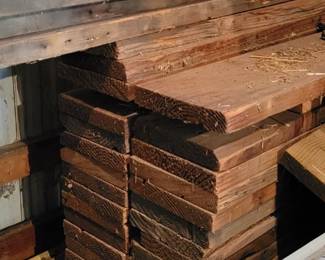 Barn wood planks