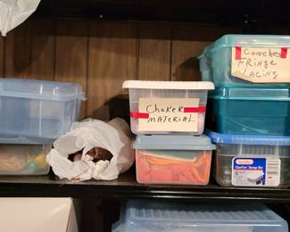 Lots of sewing and crafting items