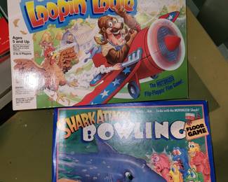 Vintage games still in original packaging