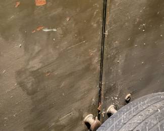 Vintage metal tool cabinet