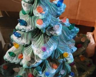 Ceramic tree with lights