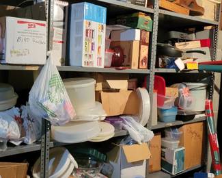 Kitchen.  Many still in original packaging 