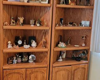 Collectibles  and cabinets