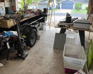 Garage odds and ends tvs