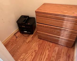 Chest of drawers and printer