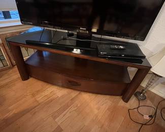 Not smart tv and stand 400