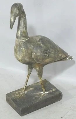 850 - Carved bird figure, 23" tall
