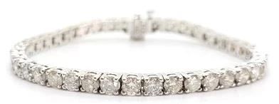 3z - 10.42 Carat Diamond Tennis bracelet APP $40,812 7", 14K white gold, 42 diamonds, 6 7/8" long
