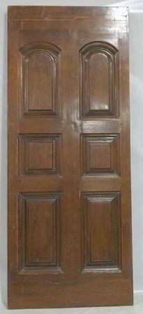 847 - Architectural carved wood door, 78.5 x 32
