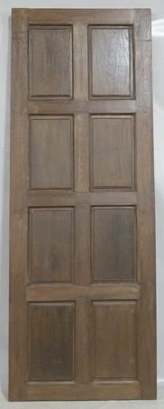 846 - Architectural carved wood door, 83.25 x 30.5
