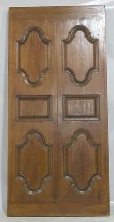 848 - Architectural carved wood door, 78.5 x 37
