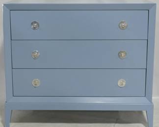 989 - Wildwood 3 Drawer Beveled Chest 34x39x18 scratched corners Retail $2988
