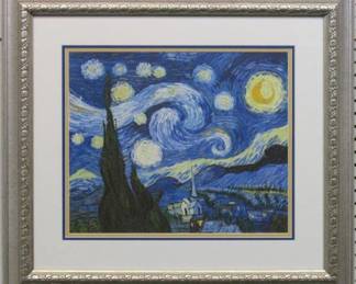 9010 - STARRY NIGHT GICLEE BY VINCENT VAN GOGH 27 X 24.5
