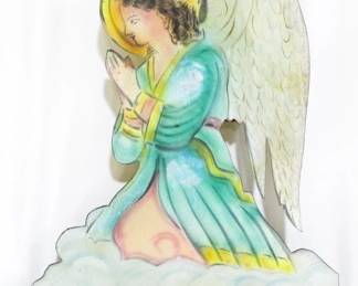 4111 - Painted angel sign, 20" tall
