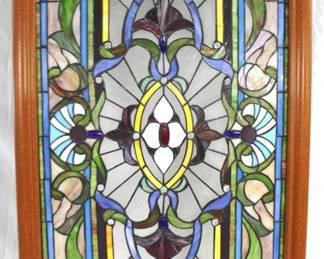 7120 - Stained Glass Window 22.5" x 36.5"
