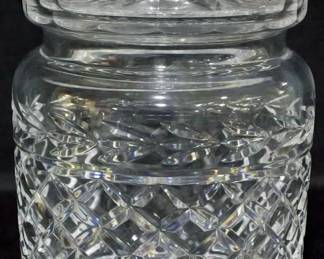 3862 - Waterford crystal lidded biscuit jar
