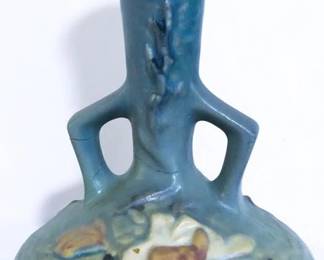 3971 - Roseville Blue Magnolia 7.5" vase
