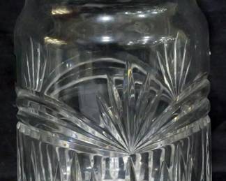 3865 - Waterford Marquis crystal lidded biscuit jar
