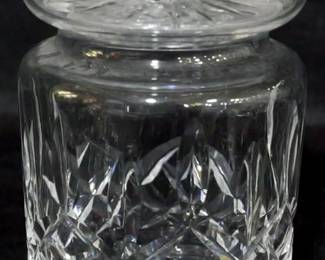 3843 - Waterford crystal lidded jar
