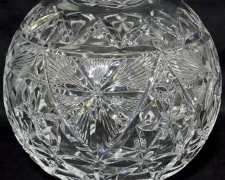 3846 - Waterford crystal ball vase
