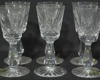 3527 - 6pc Waterford Stems 4"
