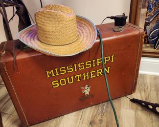 Mississippi Southern Vintage Suitcase