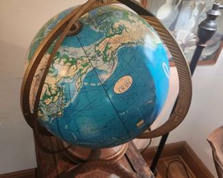 Vintage Cram Terrestrial Globe