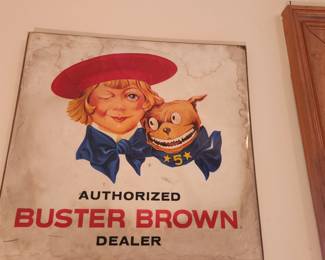  Buster Brown Dealer Sign
