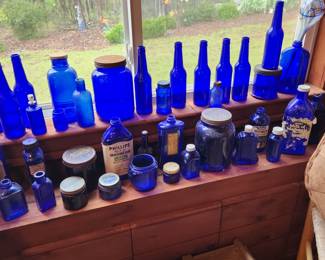 Cobalt Blue Bottle Collection