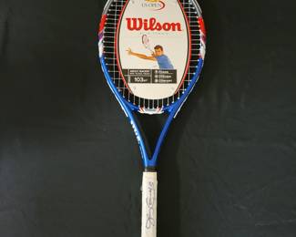 Jimmy Connors Autographed Tennis Racket 