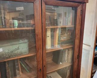Lovely Glass Front Bookcase
