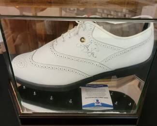 Larry Bird Autographed Golf Shoe