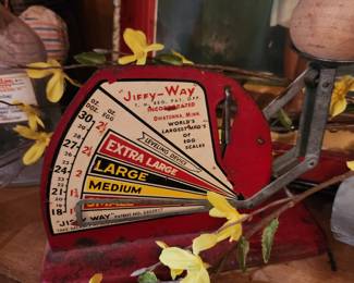 Vintage Jiffy-Way Egg Scale
