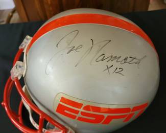 Joe Namath Autographed Helmet
