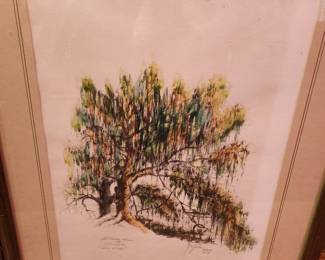 "Live Oak" signed and numbered