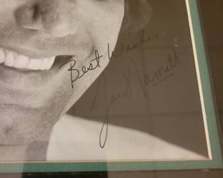 Joe Namath Autographed Photo