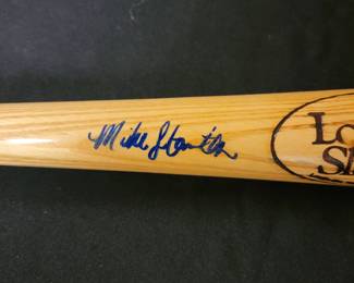 Braves 1991 NL Champions Team Signed Bat