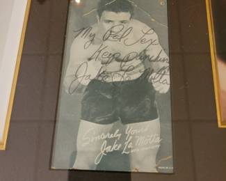 Raging Bull Autographed Framed Photos