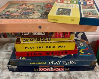 Vintage board games