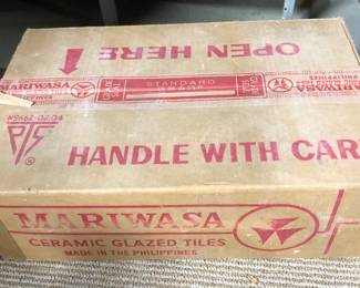 NOS Vintage Ceramic Tile - 45 square feet over 3 boxes