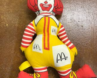 Vintage Ronald McDonald Doll