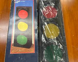Vintage traffic light