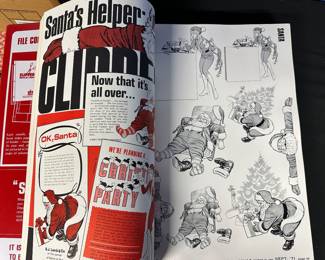 Clipper art book page