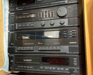 Vintage SONY stereo equipment