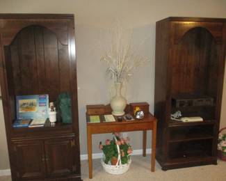 Bookcases and desk