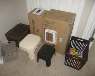 Stools and jewelry cabinet new in box